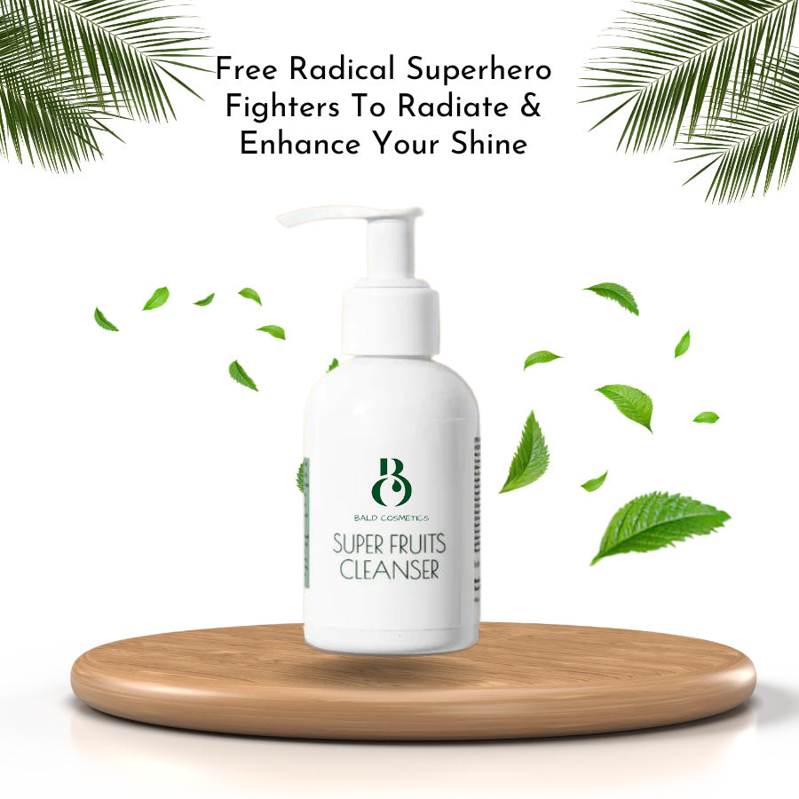 Super Fruits Cleanser - Antioxidant-Rich Face Wash with Green Tea, Oregon Grape Root, Seabuckthorn, and Vitamin C | Fragrance-Free