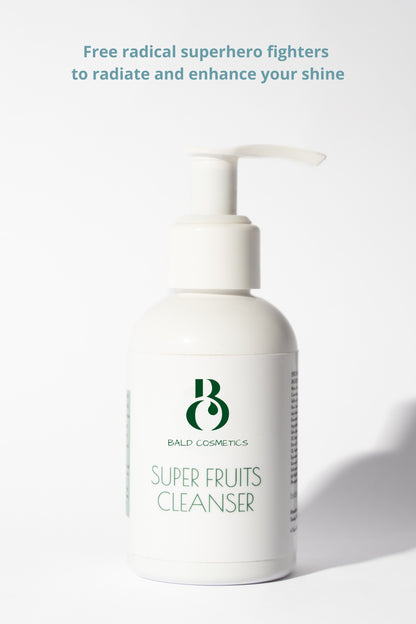 Super Fruits Cleanser - Antioxidant-Rich Face Wash with Green Tea, Oregon Grape Root, Seabuckthorn, and Vitamin C | Fragrance-Free