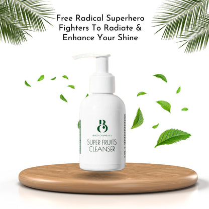 Super Fruits Cleanser - Antioxidant-Rich Face Wash with Green Tea, Oregon Grape Root, Seabuckthorn, and Vitamin C | Fragrance-Free